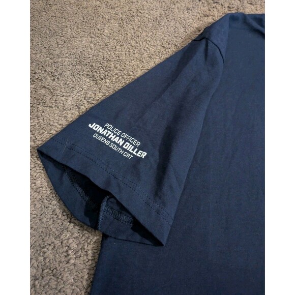 Barstool Sports NYPD New York Finest Jonathan Diller Memorial Queens NYC T-Shirt - Picture 3 of 6